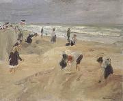 Max Liebermann Beach Seach Scene at Nordwijk (nn02) Spain oil painting reproduction